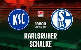 Nhận định - dự đoán Karlsruher vs Schalke 19h00 ngày 1/11 (Hạng 2 Đức 2025/26)