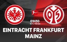 Nhận định Eintracht Frankfurt vs Mainz 1h30 ngày 10/11 (Bundesligan 2025/26)
