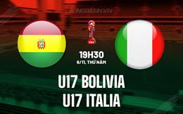 Nhận định bóng đá U17 Bolivia vs U17 Italia 19h30 ngày 6/11 (U17 World Cup 2025)