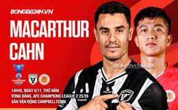 Trực tiếp Macarthur 1-0 CAHN (H1): Chủ nhà mở tỷ số