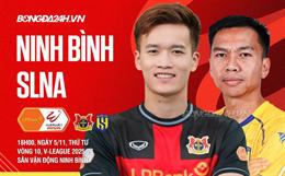 Thắng muộn SLNA, Ninh Bình giữ vững ngôi đầu bảng LPBank V.League 1-2025/26