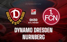 Nhận định Dynamo Dresden vs Nurnberg 0h30 ngày 8/11 (Hạng 2 Đức 2025/26)