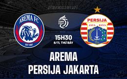 Nhận định Arema vs Persija Jakarta 15h30 ngày 8/11 (VĐQG Indonesia 2025/26)