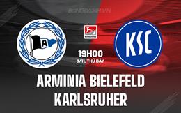 Nhận định Arminia Bielefeld vs Karlsruher 19h00 ngày 8/11 (Hạng 2 Đức 2025/26)