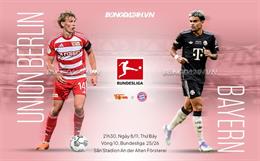 Nhận định Union Berlin vs Bayern Munich (21h30 ngày 8/11): Tiếp đà chiến thắng