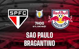 Nhận định - dự đoán Sao Paulo vs Bragantino 7h00 ngày 9/11 (VĐQG Brazil 2025)