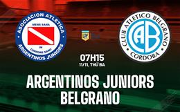 Nhận định Argentinos Juniors vs Belgrano 7h15 ngày 11/11 (VĐQG Argentina 2025)