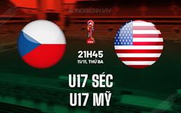 Nhận định U17 Séc vs U17 Mỹ 21h45 ngày 11/11 (U17 World Cup 2025)