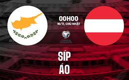 Nhận định bóng đá Síp vs Áo 0h00 ngày 16/11 (Vòng loại World Cup 2026)