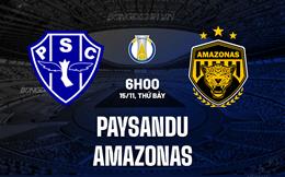 Nhận định Paysandu vs Amazonas 6h00 ngày 15/11 (Hạng 2 Brazil 2025)
