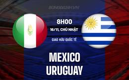 Nhận định - dự đoán Mexico vs Uruguay 8h00 ngày 16/11 (Giao hữu quốc tế)