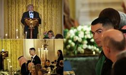 Cristiano Ronaldo dự tiệc tại Nhà Trắng cùng Tổng thống Donald Trump