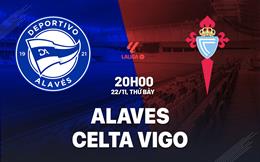 Nhận định bóng đá Alaves vs Celta Vigo 20h00 ngày 22/11 (La Liga 2025/26)