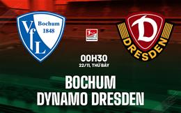 Nhận định Bochum vs Dynamo Dresden 0h30 ngày 22/11 (Hạng 2 Đức 2025/26)