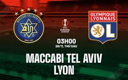 Nhận định Maccabi Tel Aviv vs Lyon 3h00 ngày 28/11 (Europa League 2025/26)
