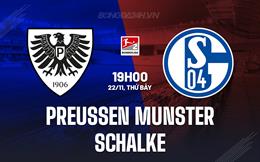 Nhận định Preussen Munster vs Schalke 19h00 ngày 22/11 (Hạng 2 Đức 2025/26)