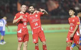 Đàn em Harry Kane tiếp tục tỏa sáng trong màu áo CLB CA TP.HCM