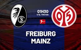 Nhận định bóng đá Freiburg vs Mainz 1h30 ngày 1/12 (Bundesliga 2025/26)