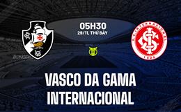 Nhận định Vasco da Gama vs Internacional 5h30 này 29/11 (VĐQG Brazil 2025)