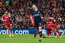 Những con số không thể bỏ qua sau trận Liverpool 1-4 PSV