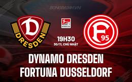 Nhận định Dynamo Dresden vs Fortuna Dusseldorf 19h30 ngày 30/11 (Hạng 2 Đức 2025/26)