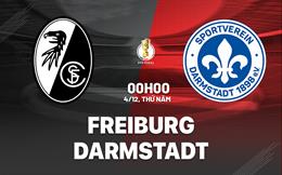 Nhận định bóng đá Freiburg vs Darmstadt 0h00 ngày 4/12 (Cúp QG Đức 2025/26)