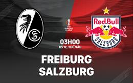 Nhận định bóng đá Freiburg vs Salzburg 3h00 ngày 12/12 (Europa League 2025/26)