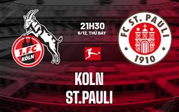 Nhận định bóng đá Koln vs St.Pauli 21h30 ngày 6/12 (Bundesliga 2025/26)