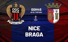 Nhận định Nice vs Braga (00h45 ngày 12/12): Chủ nhà bạc nhược