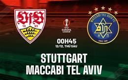 Nhận định Stuttgart vs Maccabi Tel Aviv (00h45 ngày 12/12): Hủy diệt đội khách