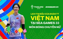 Lịch thi đấu bóng chuyền nữ SEA Games 33 của ĐT Việt Nam