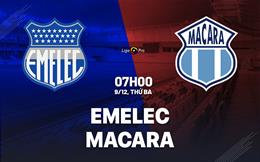Nhận định bóng đá Emelec vs Macara 7h00 ngày 9/12 (VĐQG Ecuador 2025)