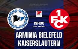 Nhận định Arminia Bielefeld vs Kaiserslautern 19h00 ngày 13/12 (Hạng 2 Đức 2025/26)