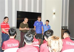 U22 Việt Nam nhận liều doping tinh thần trước bán kết SEA Games 33