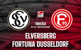 Nhận định Elversberg vs Fortuna Dusseldorf 19h30 ngày 14/12 (Hạng 2 Đức 2025/26)
