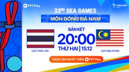 Trực tiếp bóng đá U22 Thái Lan vs U22 Malaysia 20h00 ngày 15/12 (SEA Games 33)