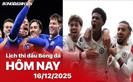 Lịch thi đấu, trực tiếp bóng đá hôm nay 16/12/2025: Cardiff City vs Chelsea