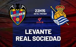 Nhận định bóng đá Levante vs Real Sociedad 22h15 ngày 20/12 (La Liga 2025/26)