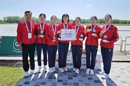 Rowing Việt Nam mang về HCV ngay lần tái xuất
