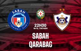 Nhận định bóng đá Sabah vs Qarabag 22h30 ngày 18/12 (VĐQG Azerbaijan 2025/26)