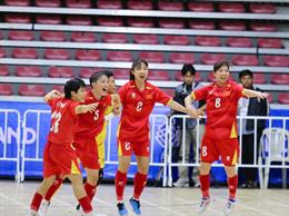 Futsal nữ Việt Nam thắng đậm Indonesia, lần đầu bước lên đỉnh SEA Games
