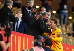 Joan Laporta mong có thể gặp lại Messi