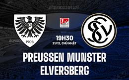 Nhận định Preussen Munster vs Elversberg 19h30 ngày 21/12 (Hạng 2 Đức 2025/26)