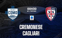 Nhận định Cremonese vs Cagliari (00h30 ngày 9/1): Ngang tài ngang sức