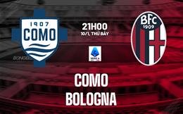 Nhận định bóng đá Como vs Bologna 21h00 ngày 10/1 (Serie A 2025/26)