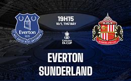 Nhận định Everton vs Sunderland (19h15 ngày 10/1): Chờ chủ nhà vượt khó