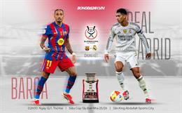 Nhận định Barca vs Real Madrid (2h00 ngày 12/1): Cúp về tay ai?