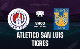 Nhận định Atletico San Luis vs Tigres 8h00 ngày 12/1 (VĐQG Mexico 2025/26)