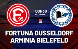Nhận định Fortuna Dusseldorf vs Arminia Bielefeld 0h30 ngày 17/1 (Hạng 2 Đức 2025/26)