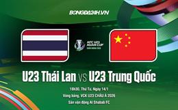 Nhận định U23 Thái Lan vs U23 Trung Quốc (18h30 ngày 14/1): Vé đi tiếp dành cho ai?